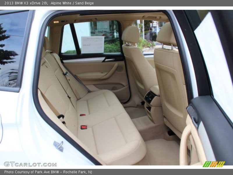 Alpine White / Sand Beige 2013 BMW X3 xDrive 28i