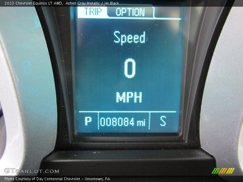 Ashen Gray Metallic / Jet Black 2013 Chevrolet Equinox LT AWD