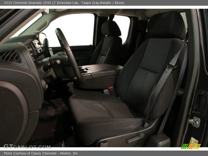 Taupe Gray Metallic / Ebony 2010 Chevrolet Silverado 1500 LT Extended Cab