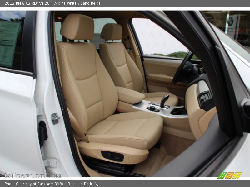 Alpine White / Sand Beige 2013 BMW X3 xDrive 28i