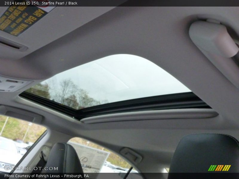 Starfire Pearl / Black 2014 Lexus ES 350