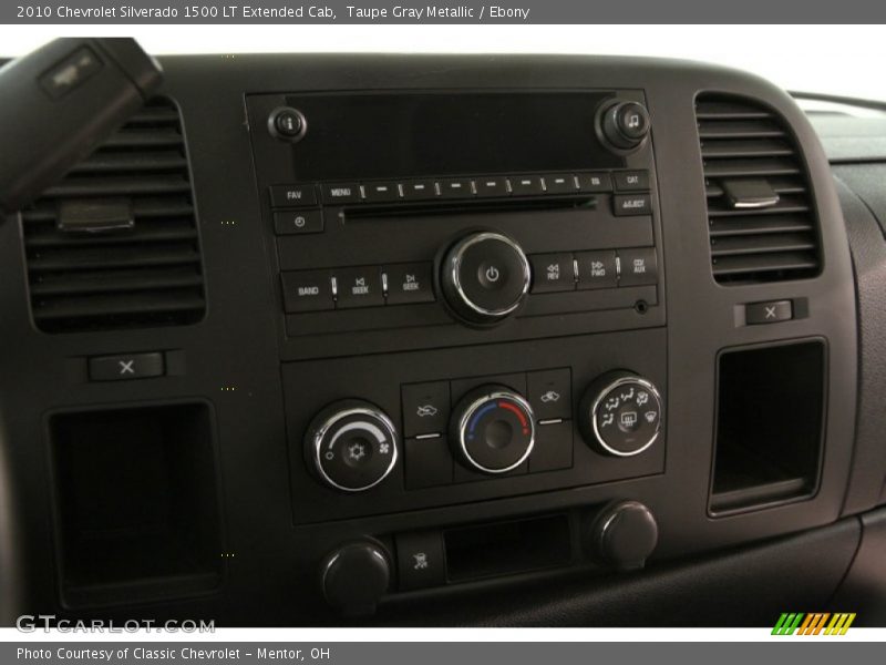 Taupe Gray Metallic / Ebony 2010 Chevrolet Silverado 1500 LT Extended Cab