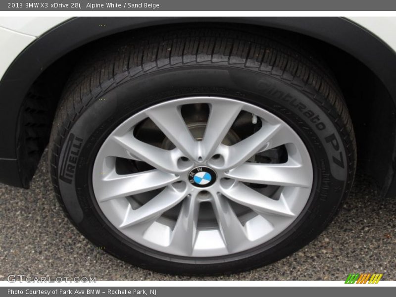 Alpine White / Sand Beige 2013 BMW X3 xDrive 28i