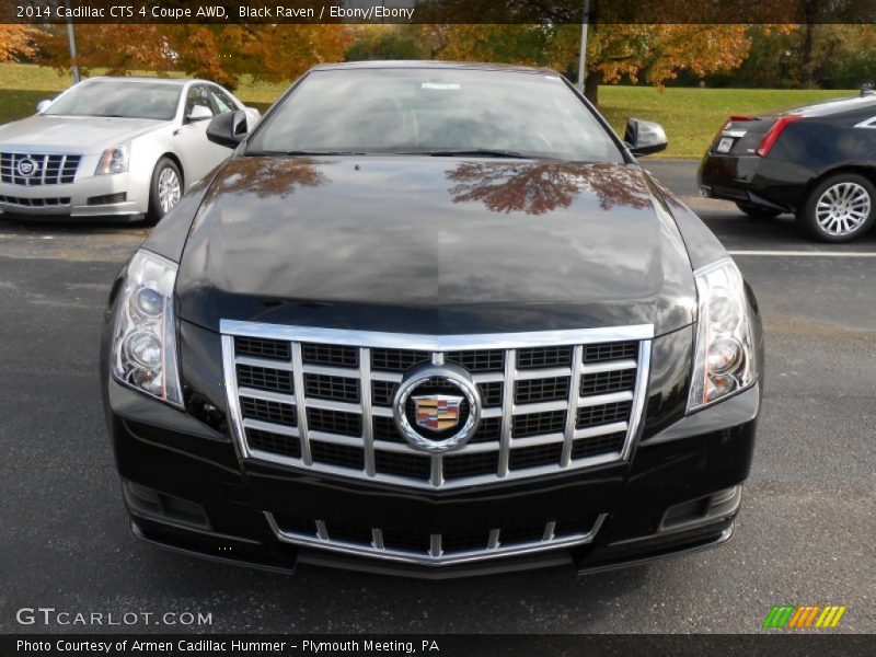 Black Raven / Ebony/Ebony 2014 Cadillac CTS 4 Coupe AWD