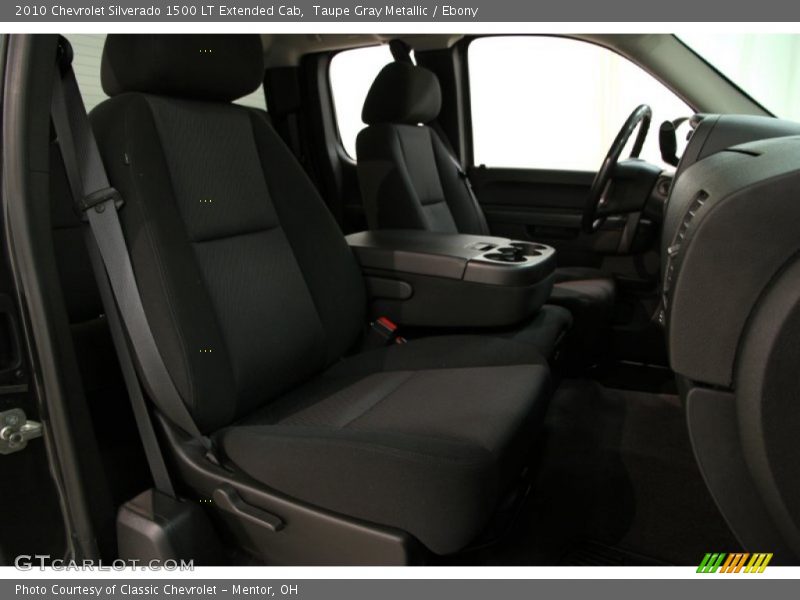 Taupe Gray Metallic / Ebony 2010 Chevrolet Silverado 1500 LT Extended Cab