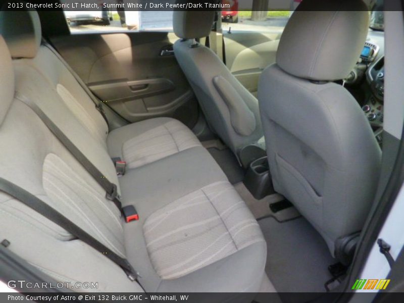 Summit White / Dark Pewter/Dark Titanium 2013 Chevrolet Sonic LT Hatch