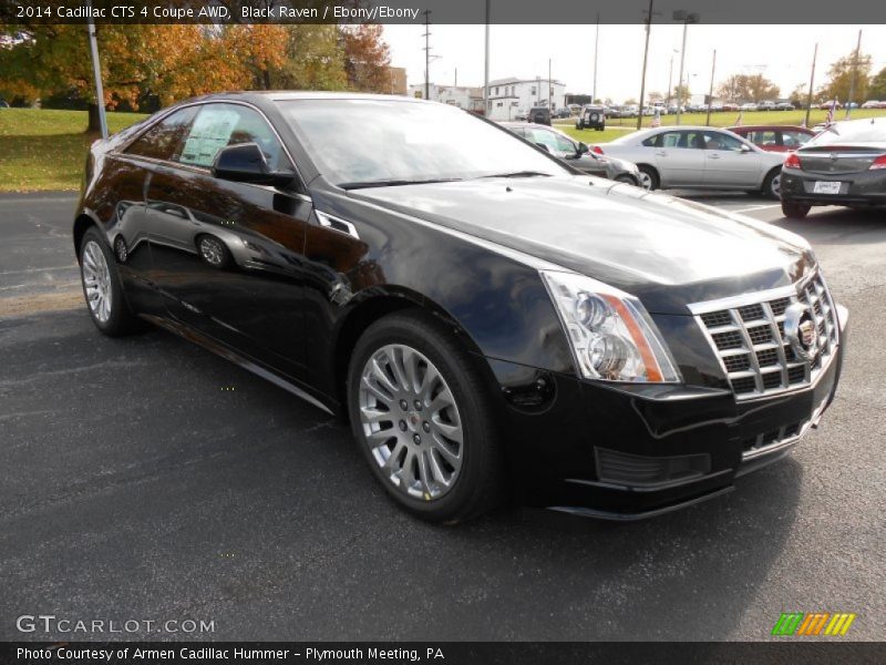 Black Raven / Ebony/Ebony 2014 Cadillac CTS 4 Coupe AWD