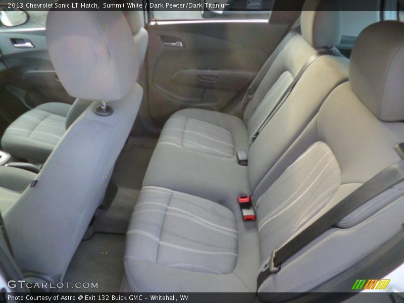 Summit White / Dark Pewter/Dark Titanium 2013 Chevrolet Sonic LT Hatch