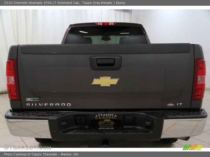 Taupe Gray Metallic / Ebony 2010 Chevrolet Silverado 1500 LT Extended Cab
