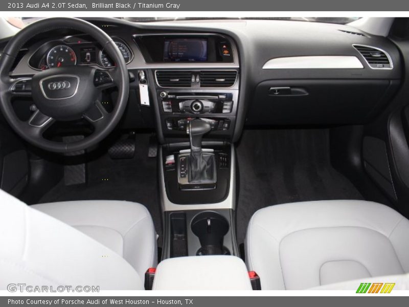 Brilliant Black / Titanium Gray 2013 Audi A4 2.0T Sedan