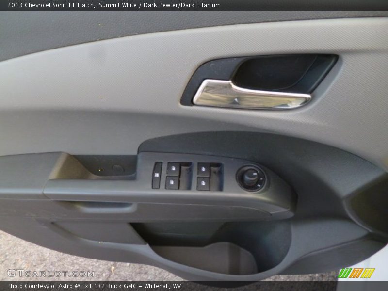 Summit White / Dark Pewter/Dark Titanium 2013 Chevrolet Sonic LT Hatch