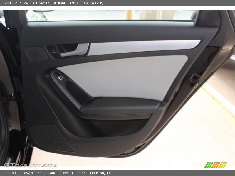 Brilliant Black / Titanium Gray 2013 Audi A4 2.0T Sedan