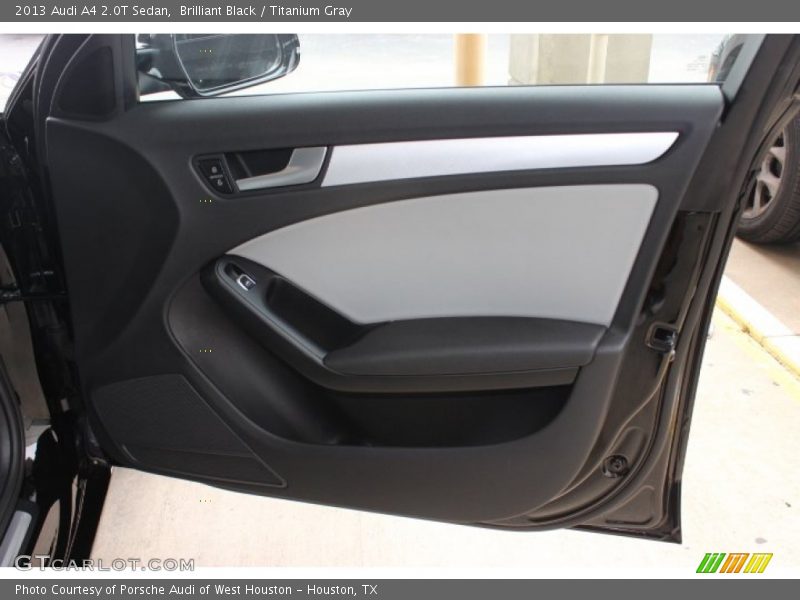 Brilliant Black / Titanium Gray 2013 Audi A4 2.0T Sedan