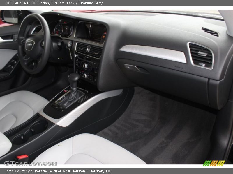 Brilliant Black / Titanium Gray 2013 Audi A4 2.0T Sedan