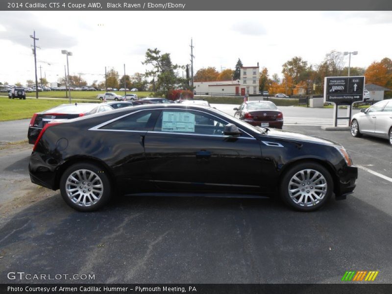 Black Raven / Ebony/Ebony 2014 Cadillac CTS 4 Coupe AWD