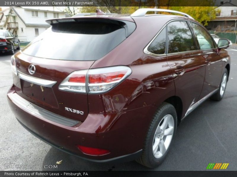 Claret Mica / Parchment 2014 Lexus RX 350 AWD