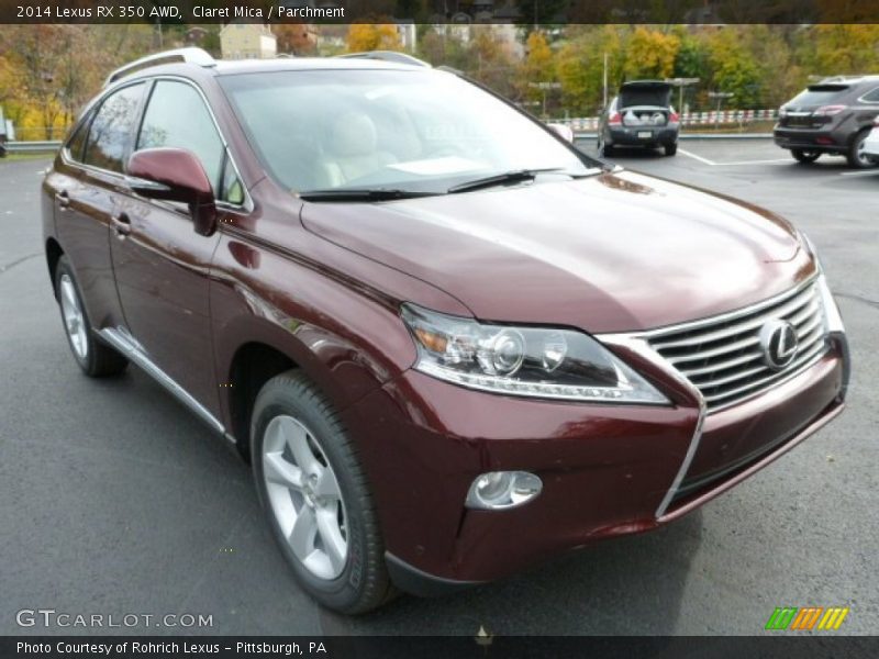 Claret Mica / Parchment 2014 Lexus RX 350 AWD