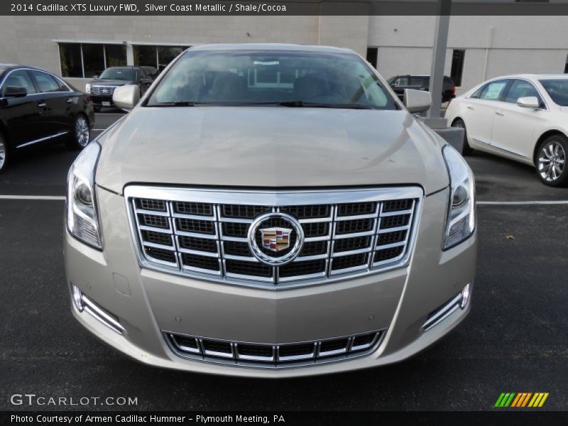 Silver Coast Metallic / Shale/Cocoa 2014 Cadillac XTS Luxury FWD