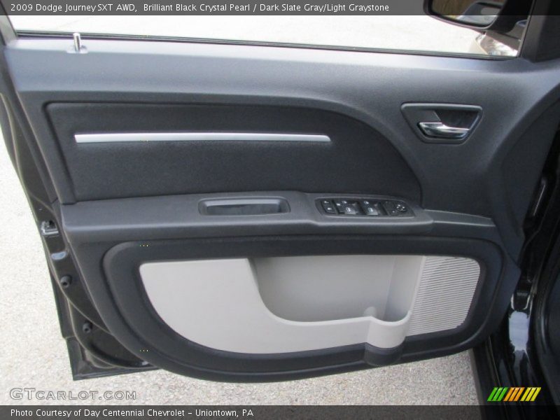 Brilliant Black Crystal Pearl / Dark Slate Gray/Light Graystone 2009 Dodge Journey SXT AWD