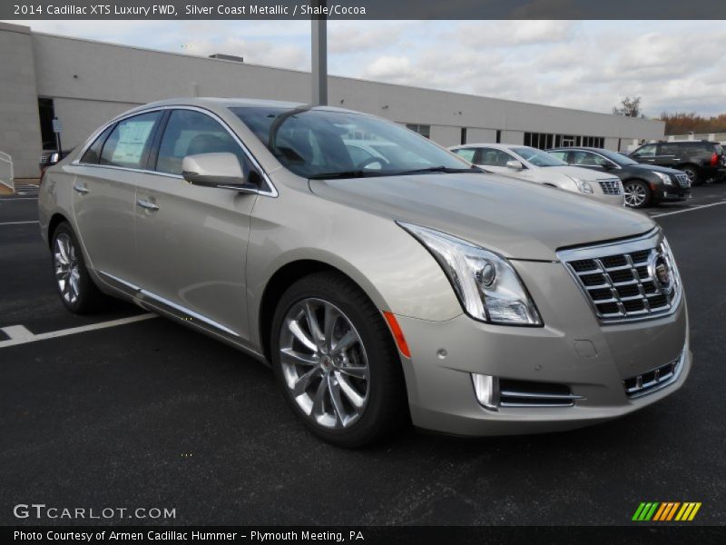 Silver Coast Metallic / Shale/Cocoa 2014 Cadillac XTS Luxury FWD