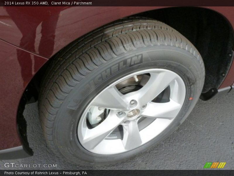 Claret Mica / Parchment 2014 Lexus RX 350 AWD