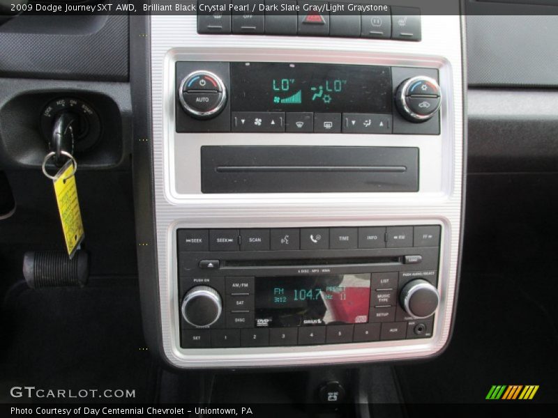 Brilliant Black Crystal Pearl / Dark Slate Gray/Light Graystone 2009 Dodge Journey SXT AWD