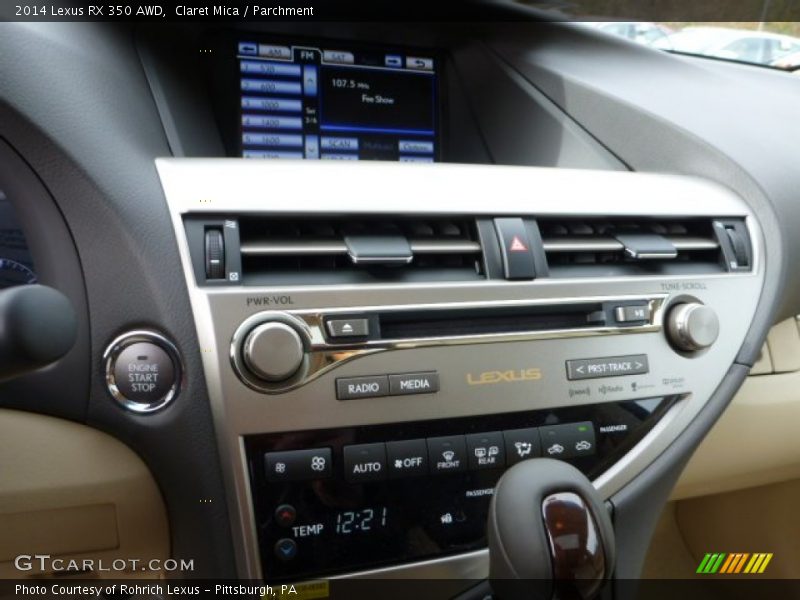 Claret Mica / Parchment 2014 Lexus RX 350 AWD