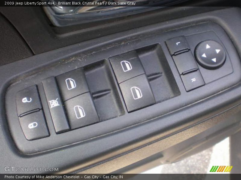 Brilliant Black Crystal Pearl / Dark Slate Gray 2009 Jeep Liberty Sport 4x4