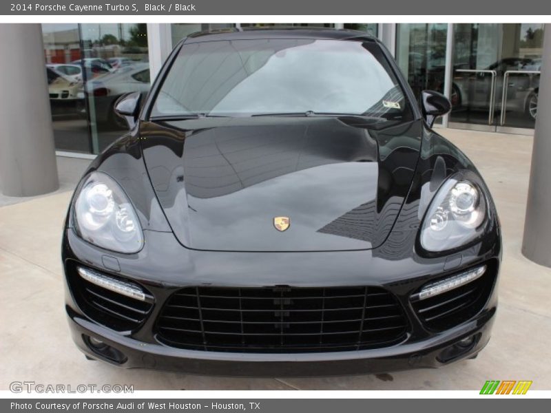 Black / Black 2014 Porsche Cayenne Turbo S