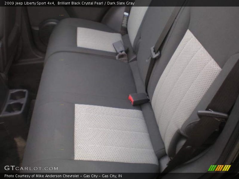 Brilliant Black Crystal Pearl / Dark Slate Gray 2009 Jeep Liberty Sport 4x4