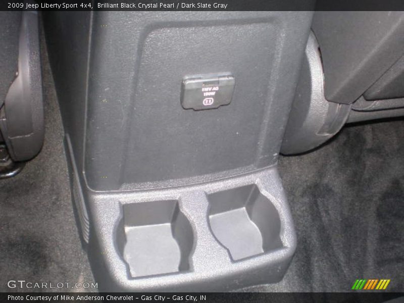 Brilliant Black Crystal Pearl / Dark Slate Gray 2009 Jeep Liberty Sport 4x4