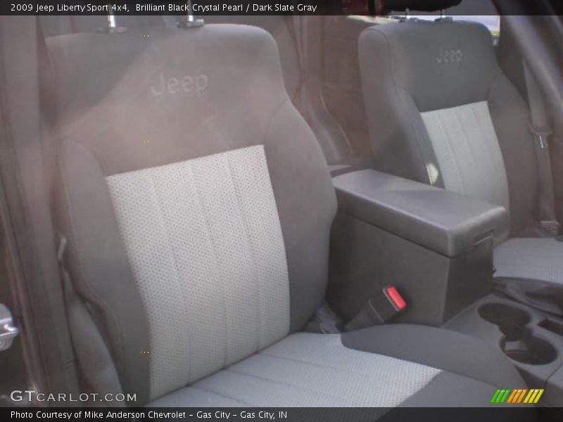 Brilliant Black Crystal Pearl / Dark Slate Gray 2009 Jeep Liberty Sport 4x4