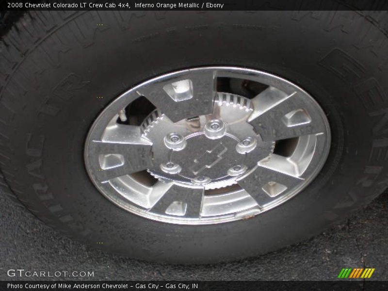 Inferno Orange Metallic / Ebony 2008 Chevrolet Colorado LT Crew Cab 4x4