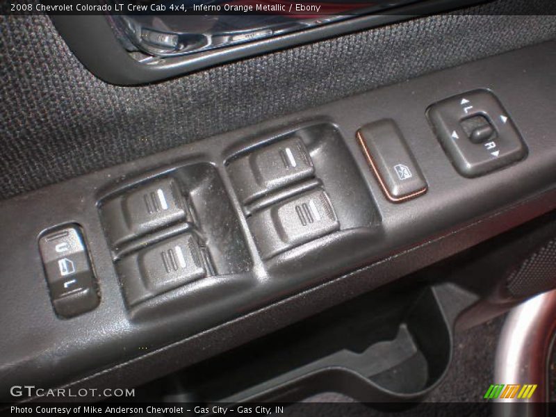 Inferno Orange Metallic / Ebony 2008 Chevrolet Colorado LT Crew Cab 4x4