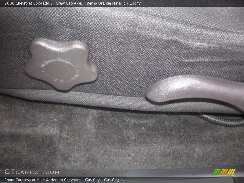 Inferno Orange Metallic / Ebony 2008 Chevrolet Colorado LT Crew Cab 4x4