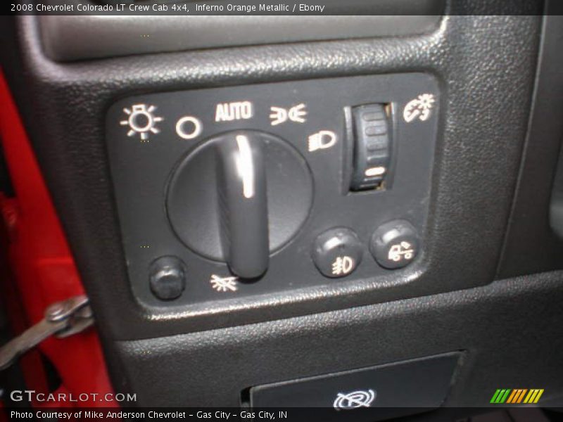 Inferno Orange Metallic / Ebony 2008 Chevrolet Colorado LT Crew Cab 4x4
