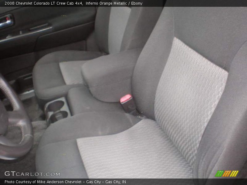 Inferno Orange Metallic / Ebony 2008 Chevrolet Colorado LT Crew Cab 4x4
