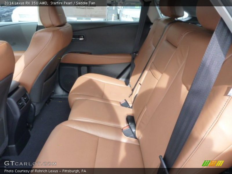 Starfire Pearl / Saddle Tan 2014 Lexus RX 350 AWD