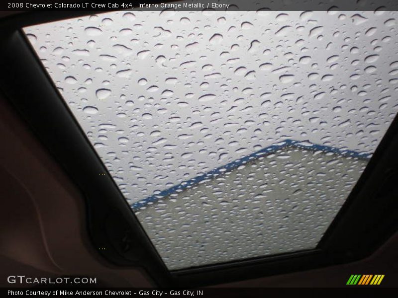Inferno Orange Metallic / Ebony 2008 Chevrolet Colorado LT Crew Cab 4x4