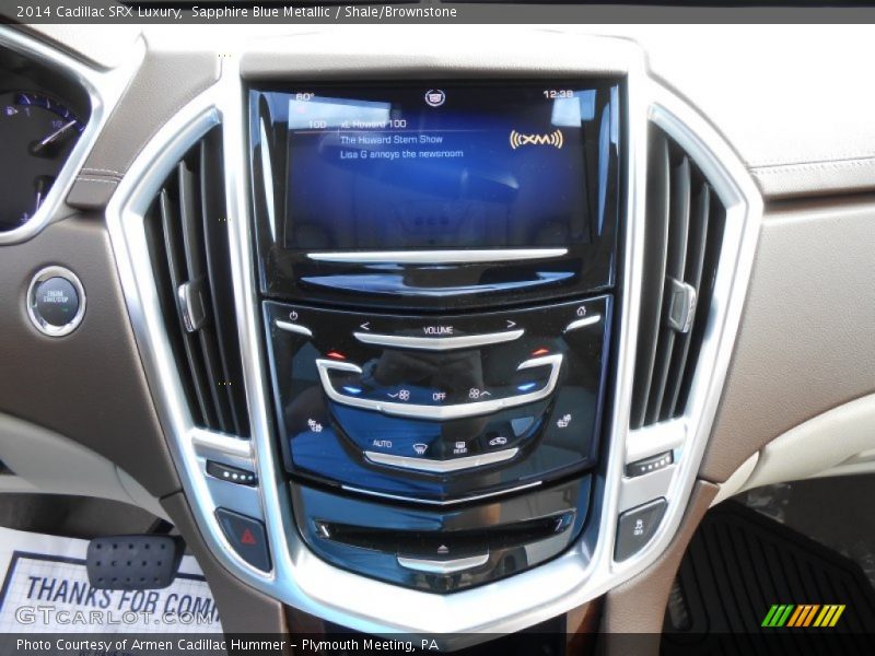 Sapphire Blue Metallic / Shale/Brownstone 2014 Cadillac SRX Luxury