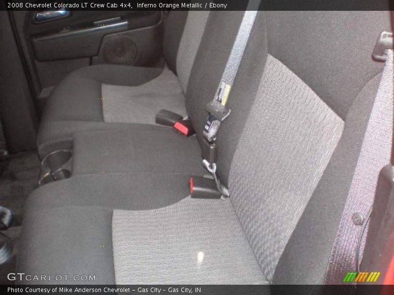 Inferno Orange Metallic / Ebony 2008 Chevrolet Colorado LT Crew Cab 4x4