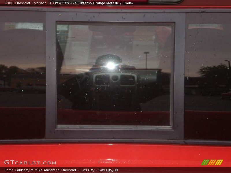 Inferno Orange Metallic / Ebony 2008 Chevrolet Colorado LT Crew Cab 4x4