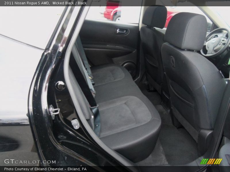Wicked Black / Black 2011 Nissan Rogue S AWD