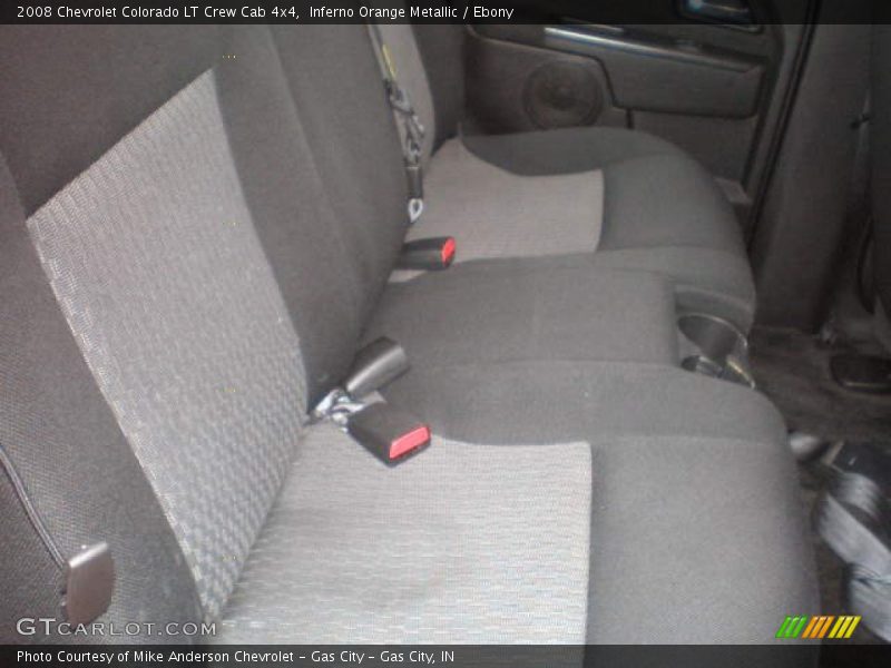 Inferno Orange Metallic / Ebony 2008 Chevrolet Colorado LT Crew Cab 4x4
