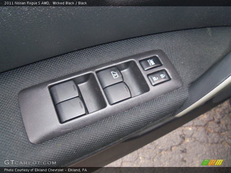 Wicked Black / Black 2011 Nissan Rogue S AWD