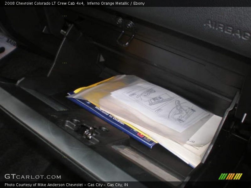 Inferno Orange Metallic / Ebony 2008 Chevrolet Colorado LT Crew Cab 4x4
