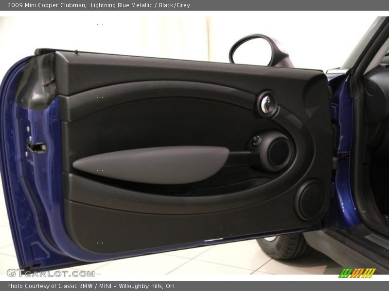 Lightning Blue Metallic / Black/Grey 2009 Mini Cooper Clubman