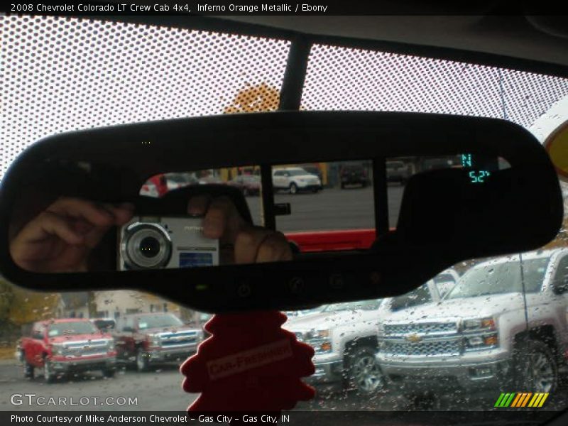 Inferno Orange Metallic / Ebony 2008 Chevrolet Colorado LT Crew Cab 4x4