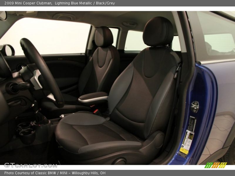 Lightning Blue Metallic / Black/Grey 2009 Mini Cooper Clubman