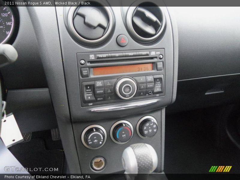 Wicked Black / Black 2011 Nissan Rogue S AWD
